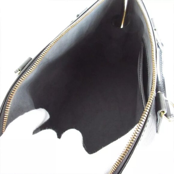 Auth LOUIS VUITTON Epi Alma Handbag black Epi Leather - Picture 12 of 12